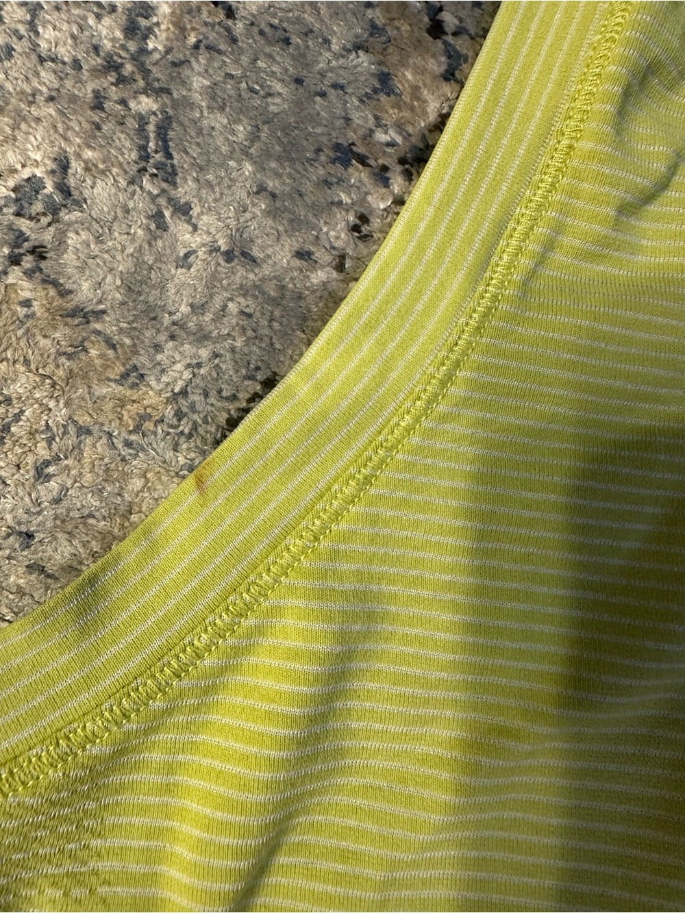 Athleta Neon Yellow Racerback Performance Tank - Picture 3 of 4